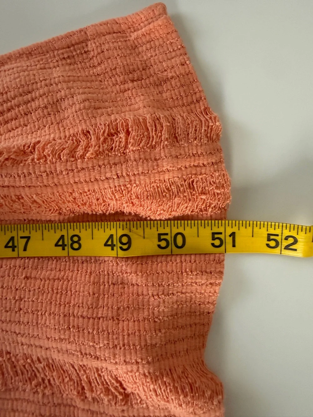 Free People Calypso distressed tee. Peach/Coral NWT Small - Picture 10 of 13